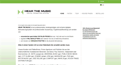 Desktop Screenshot of hearthemusic.de